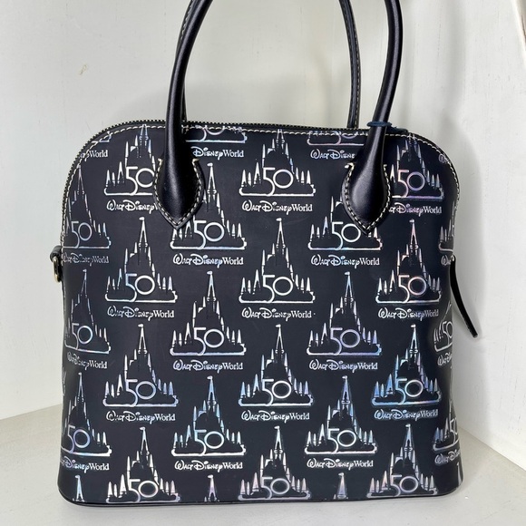 New! Walt Disney World Parks 50th Anniversary Dooney Bourke Bag Holographic WDW - Picture 4 of 6